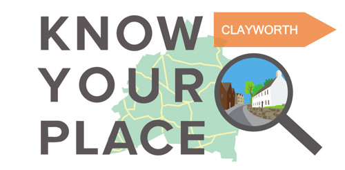 Know Your Place: Clayworth logo.