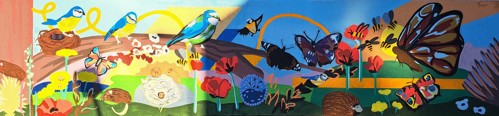 Wildlife Mural in Retford