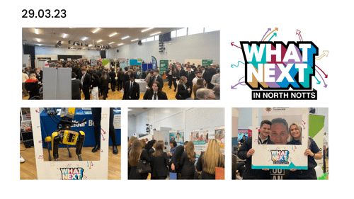 Students and Exhibitors at WhatNext - March 2023
