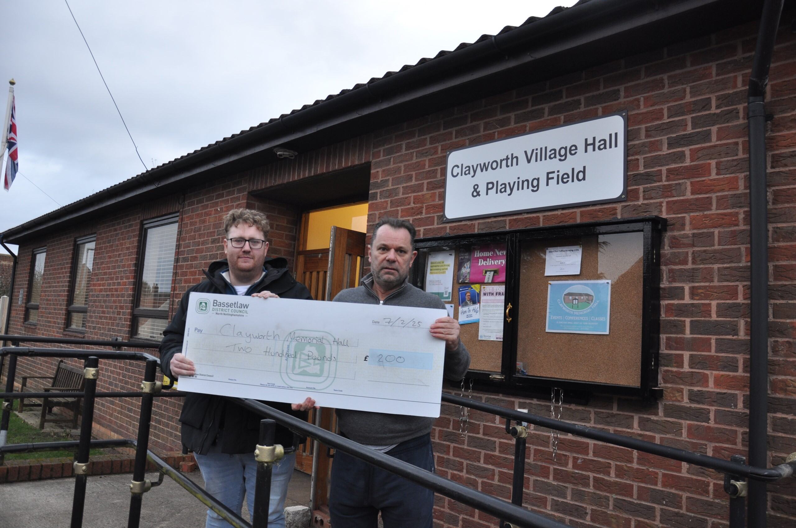 Clayworth community benefits from grants