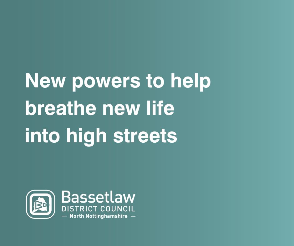 New powers to help breathe new life into high streets