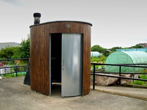 High-quality accessible compost toilet