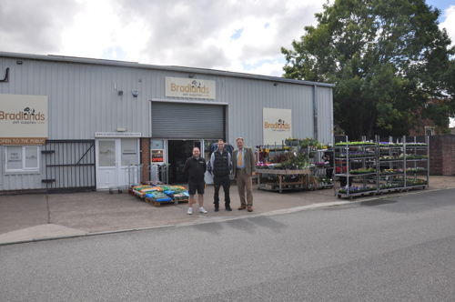 Cllr Charles Adams and Tom Bradley.