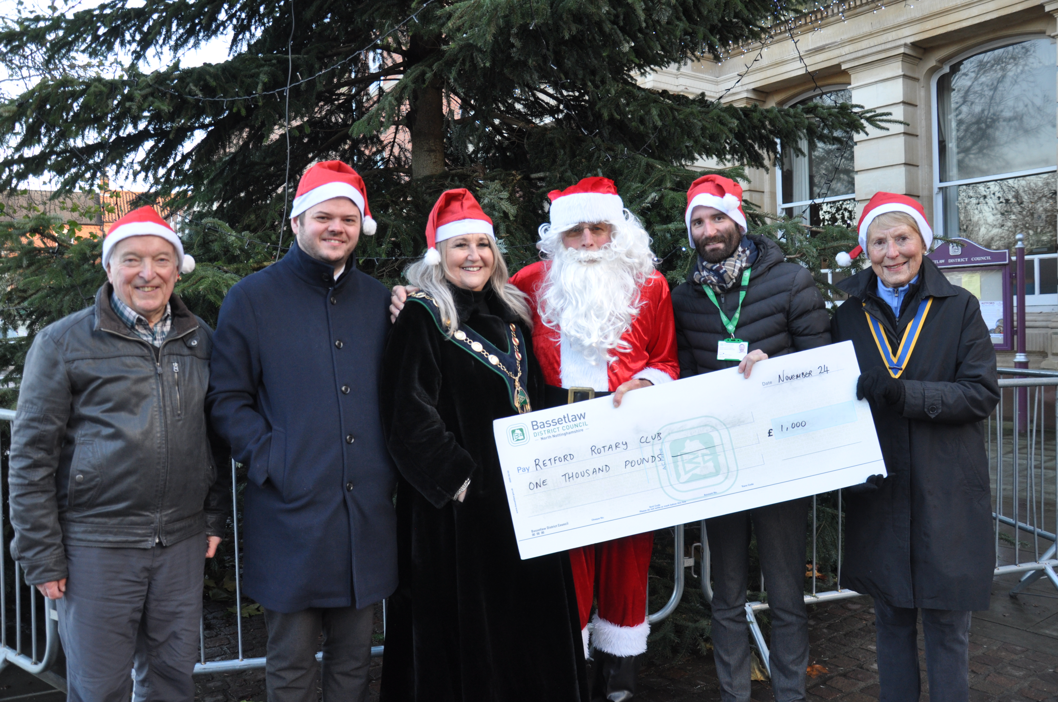 Councillor Grant- Rotary Santa Run Retford