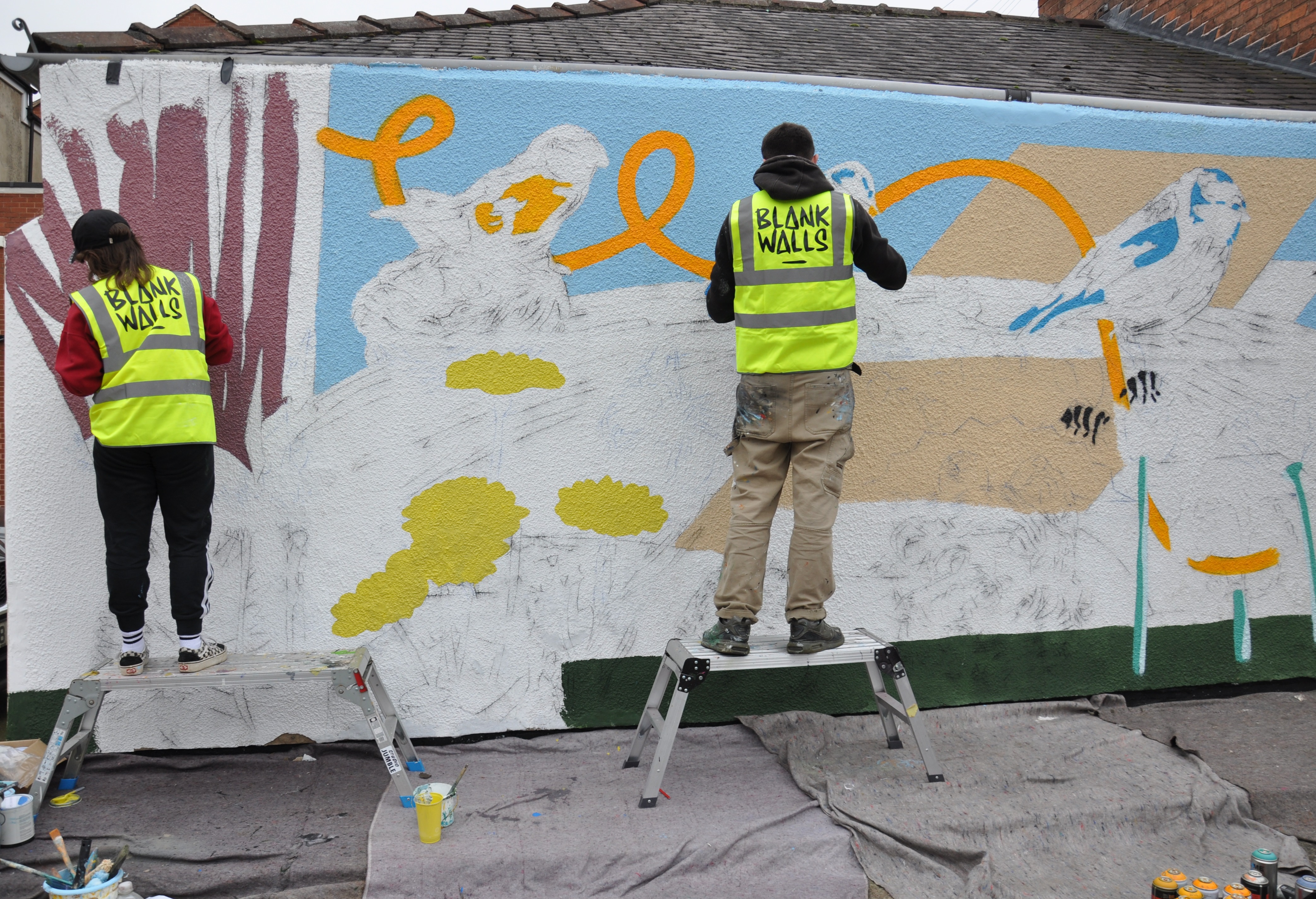 Colourful Climate Change Mural brightening up Retford