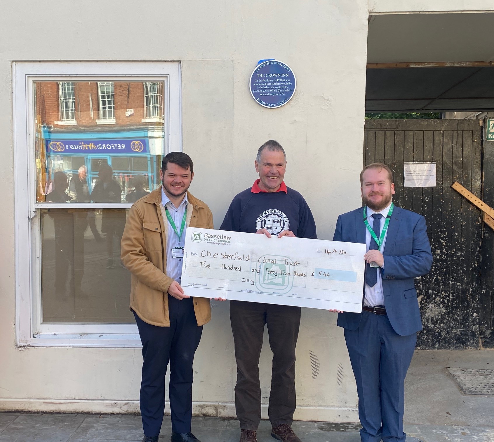 Retford Councillors pushing the boat out for a Blue Plaque