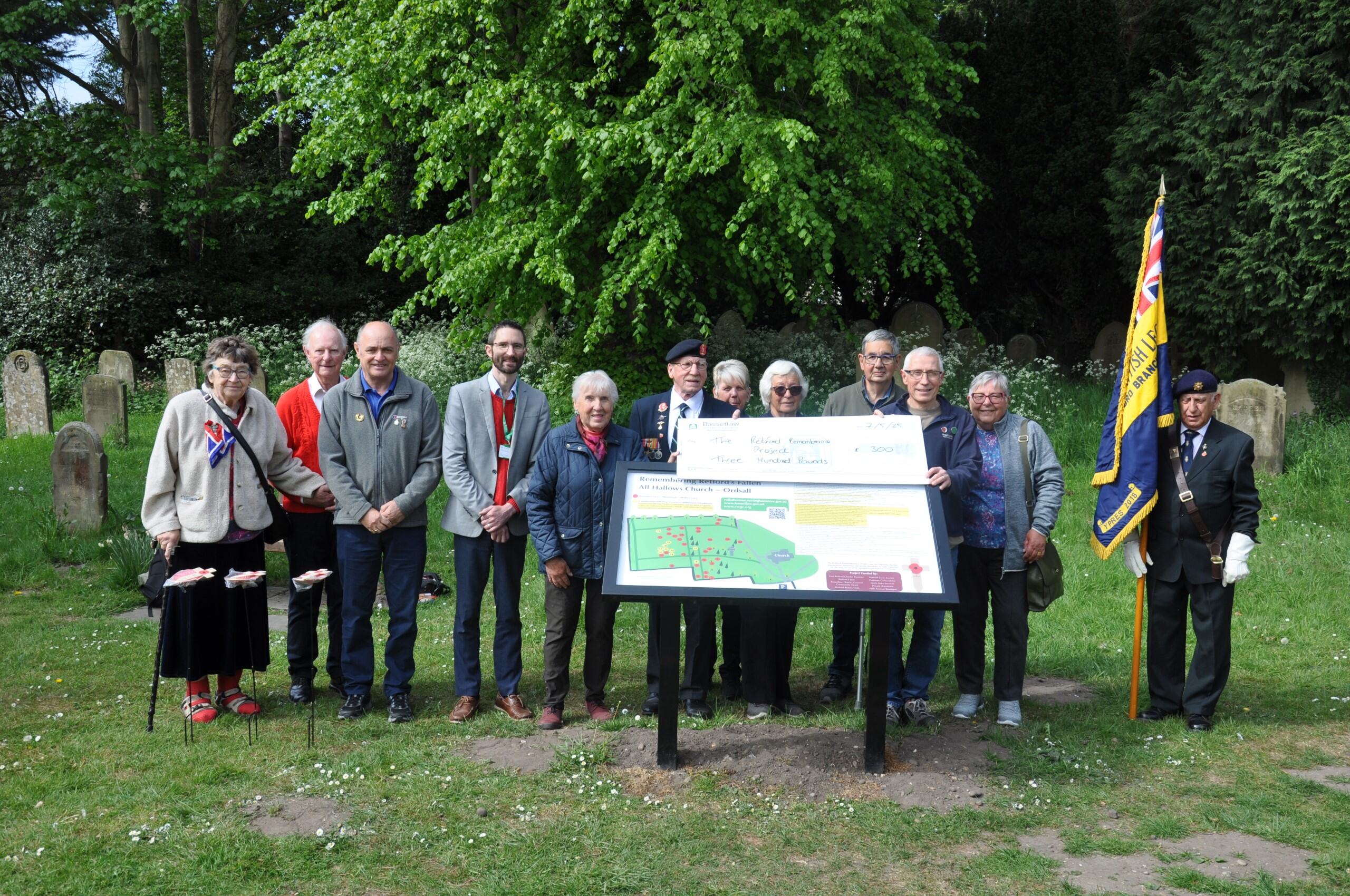 Retford Remembrance Project Receives Grant to Honour Fallen Heroes
